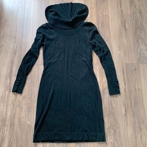 Banana Republic black knitted long sleeve dress size S